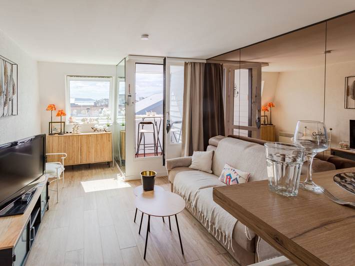 Location de vacances pour 2 personnes, avec balcon à Deauville