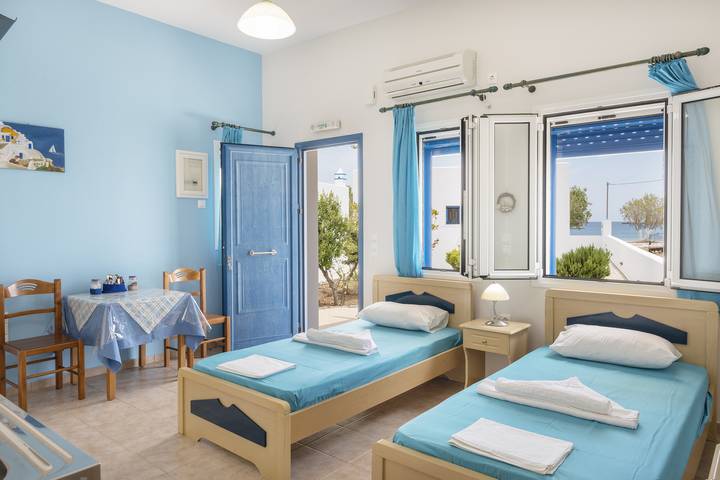 Studio pour 2 personnes, avec jardin et balcon