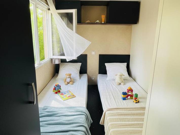 Sunêlia Camping les Nids du Lac - Mobilheim 4 personen - Mh2 Vip Sumba 32 m² in Sanchey, Épinal und Umgebung