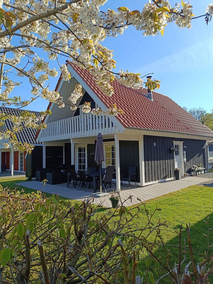 Ferienhaus für 8 Personen, mit Balkon und Terrasse sowie Kinderpool und Sauna in der Flensburger Förde (Dänemark)