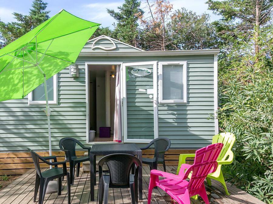 Camping La Garenne - Mobilhome 4 personas - Mh2 Eco, con instalaciones sanitarias in Néfiach, Region de Perpignan