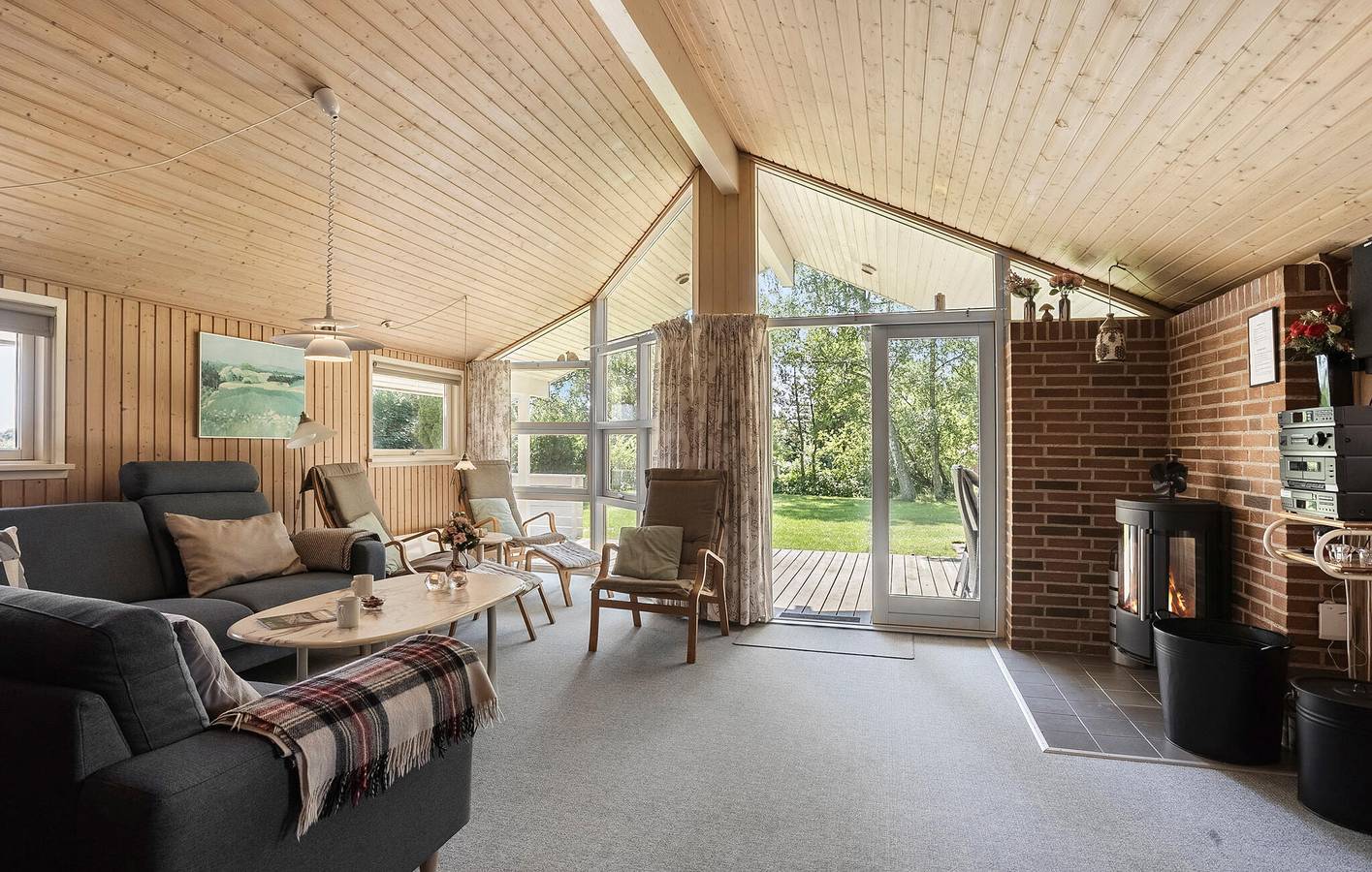 Feriehus for 10 personer med have in Humble, Langeland