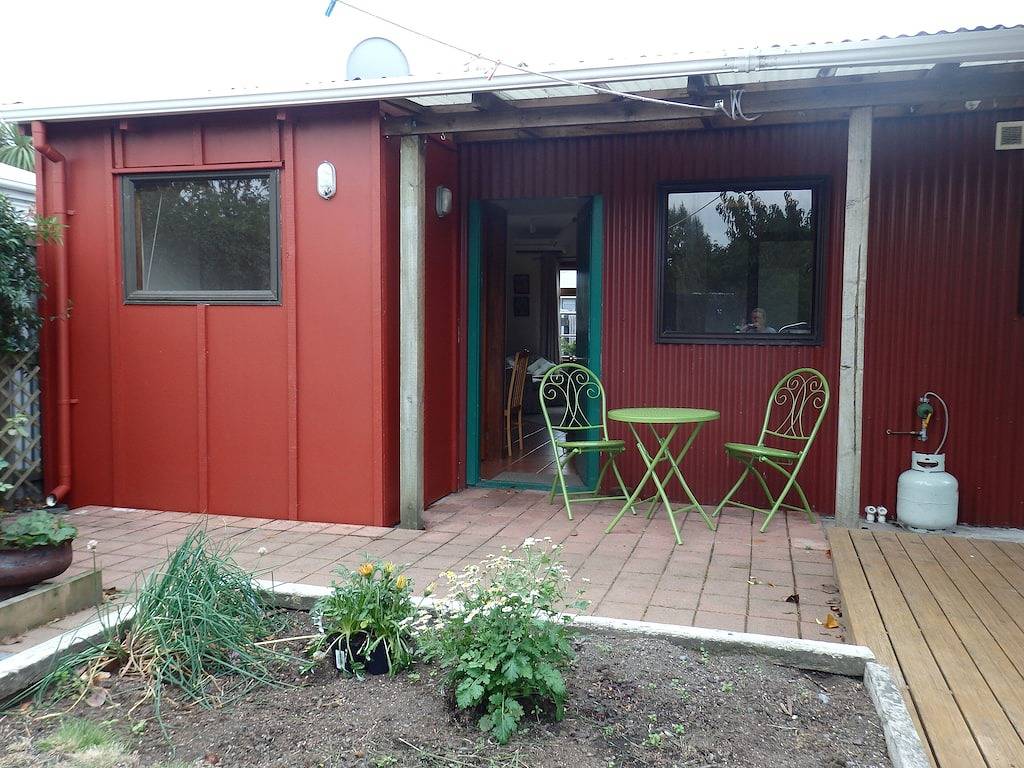 Das alte Bäckerhäuschen in Sydenham, Christchurch (Neuseeland)