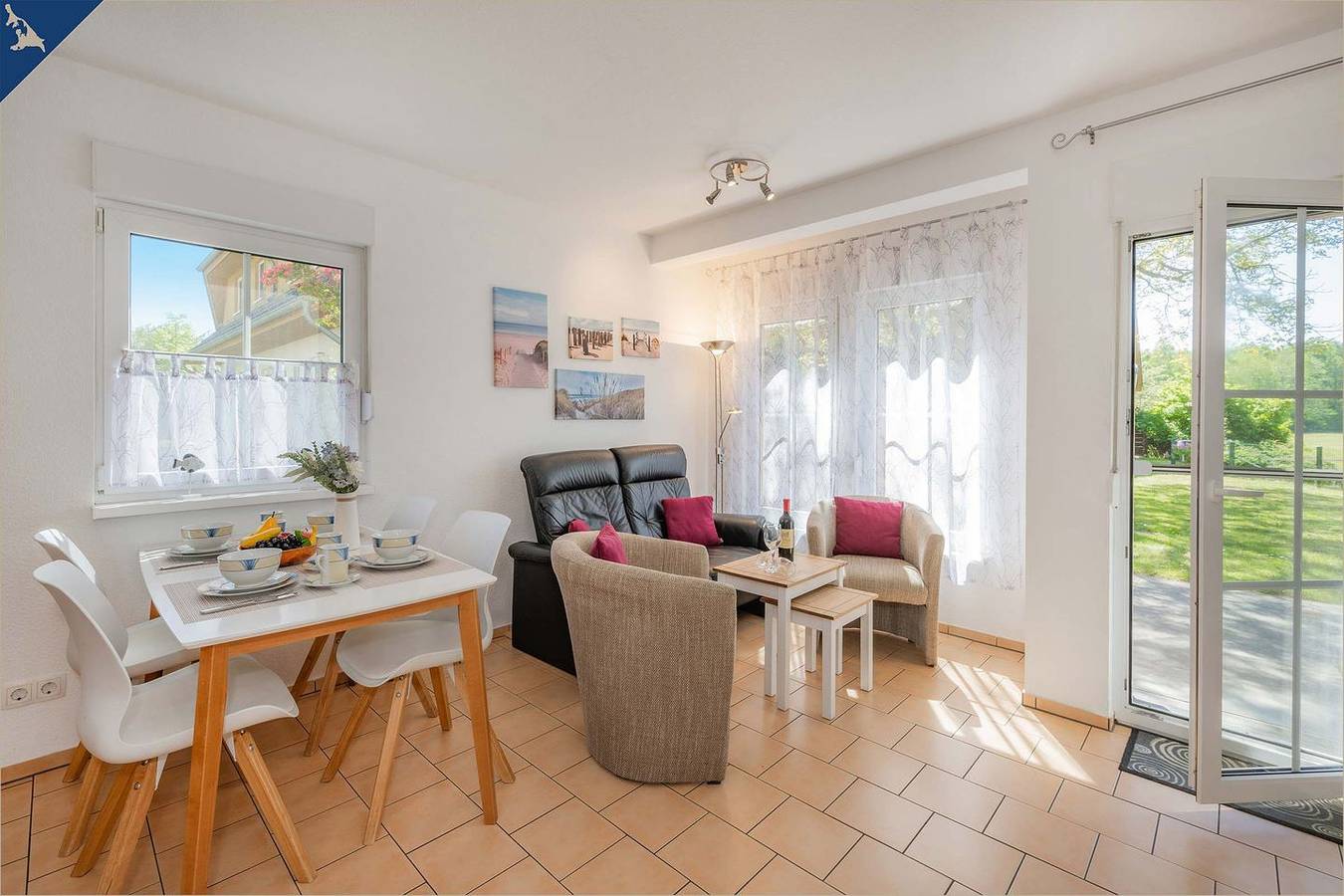 Ganze Wohnung, Moderne Ferienwohnung mit Gartenblick in Koserow in Koserow, Bernsteinbäder