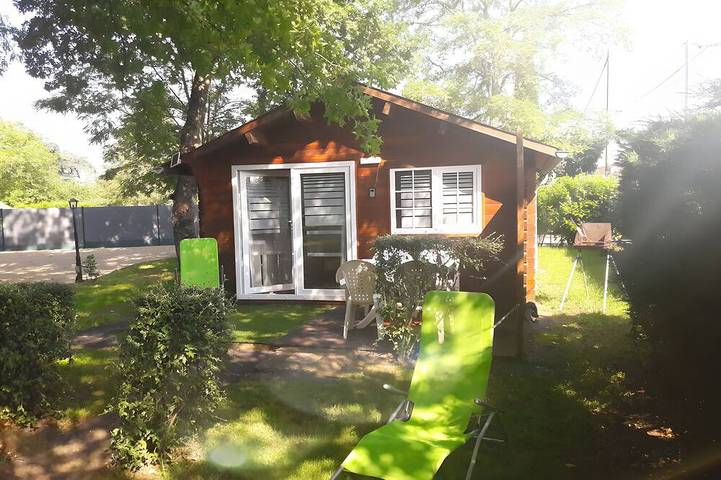 Chalet pour 3 personnes, avec terrasse et jardin, animaux acceptés