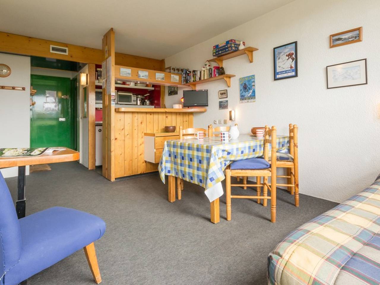 Apartamento entero, Apartamento de 2 habitaciones con acceso directo a pistas, balcón en Les Arcs in Arc 1800, Bourg-Saint-Maurice
