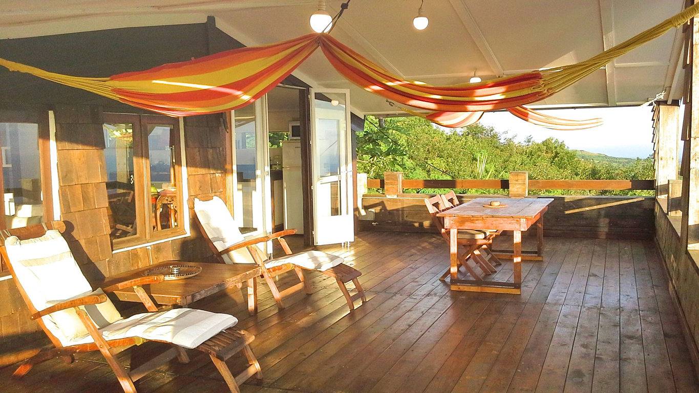 La Maison Claire : tout en récup', vue panoramique in Saint-Leu, Île de la Réunion
