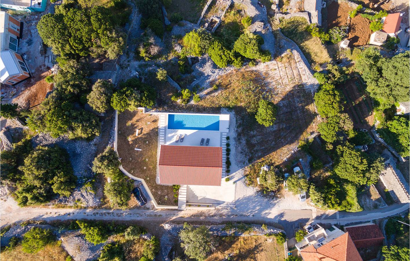 Ferienhaus für 7 Personen mit Pool in Supetar, Brac