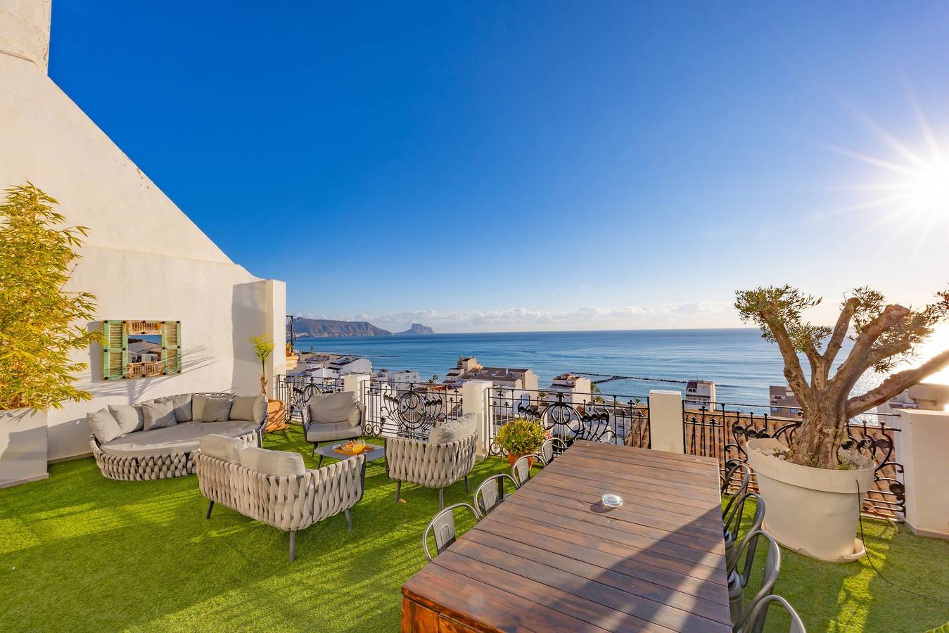 Casa de vacaciones 'Mimar Altea Exclusive' con vistas al mar, Wi-Fi y aire acondicionado. in Altea pueblo, Altea