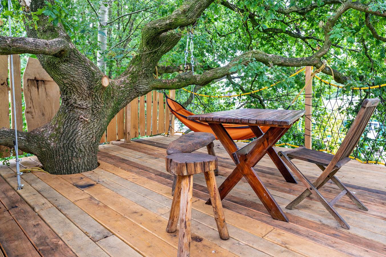 Ginas Ferienhaus mit Garten, Baumhaus-Terrasse und Sauna in Eggstedt, Sankt Michaelisdonn und Umgebung