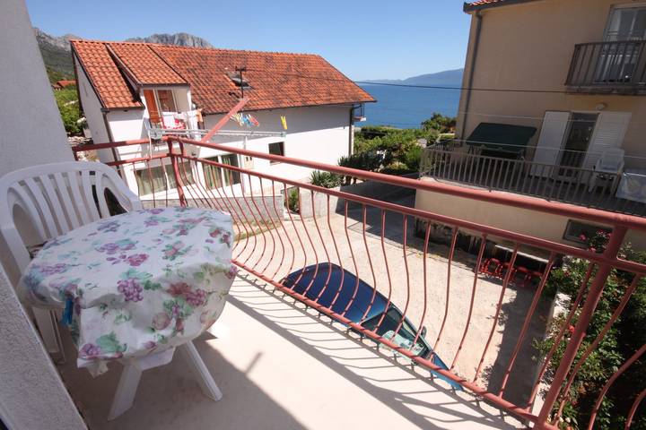 Apartament wakacyjny dla 2 osób, z Balkon/ taras w Podaca