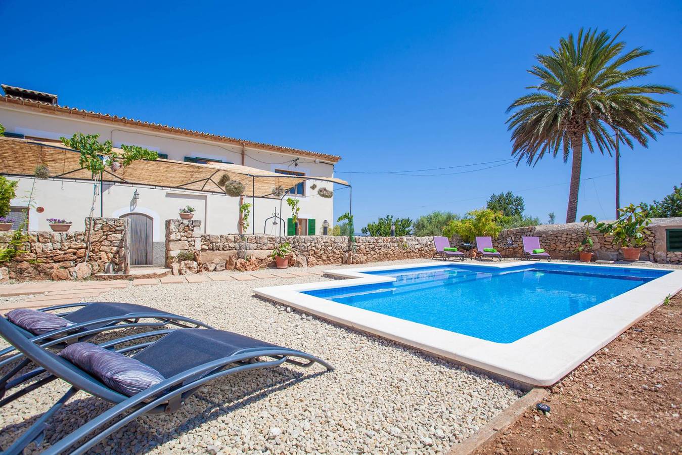 Sa Vinyota - Villa avec piscine privée à Llubi. Wi-Fi gratuit in Llubí, Majorque l'intérieur des terres