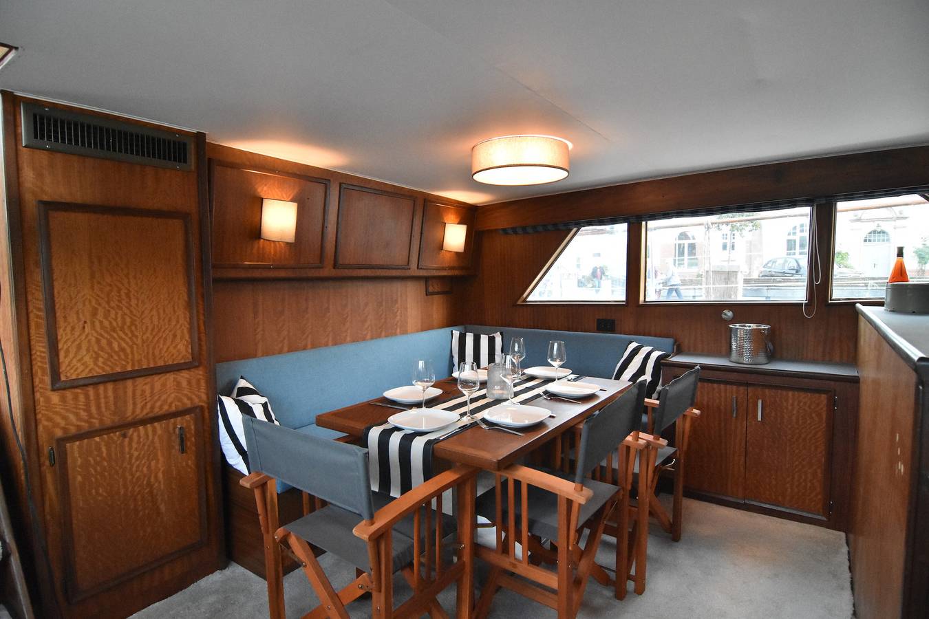 Boat 'Ocean Motion' with Sea View, Private Terrace and Wi-Fi in Eckernförde, Bay of Eckernförde