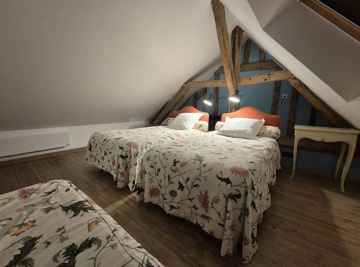 Chambre d’hôte pour 5 personnes, avec jardin en Indre-et-Loire