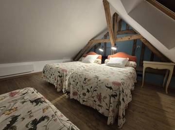Chambre d’hôte pour 5 personnes, avec jardin en Indre-et-Loire
