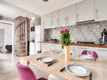 Gîte pour 7 personnes, avec jardin, adapté aux familles dans Fromentine