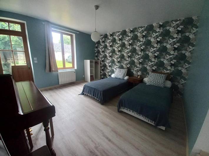 Appartement de vacances pour 2 personnes, avec jardin