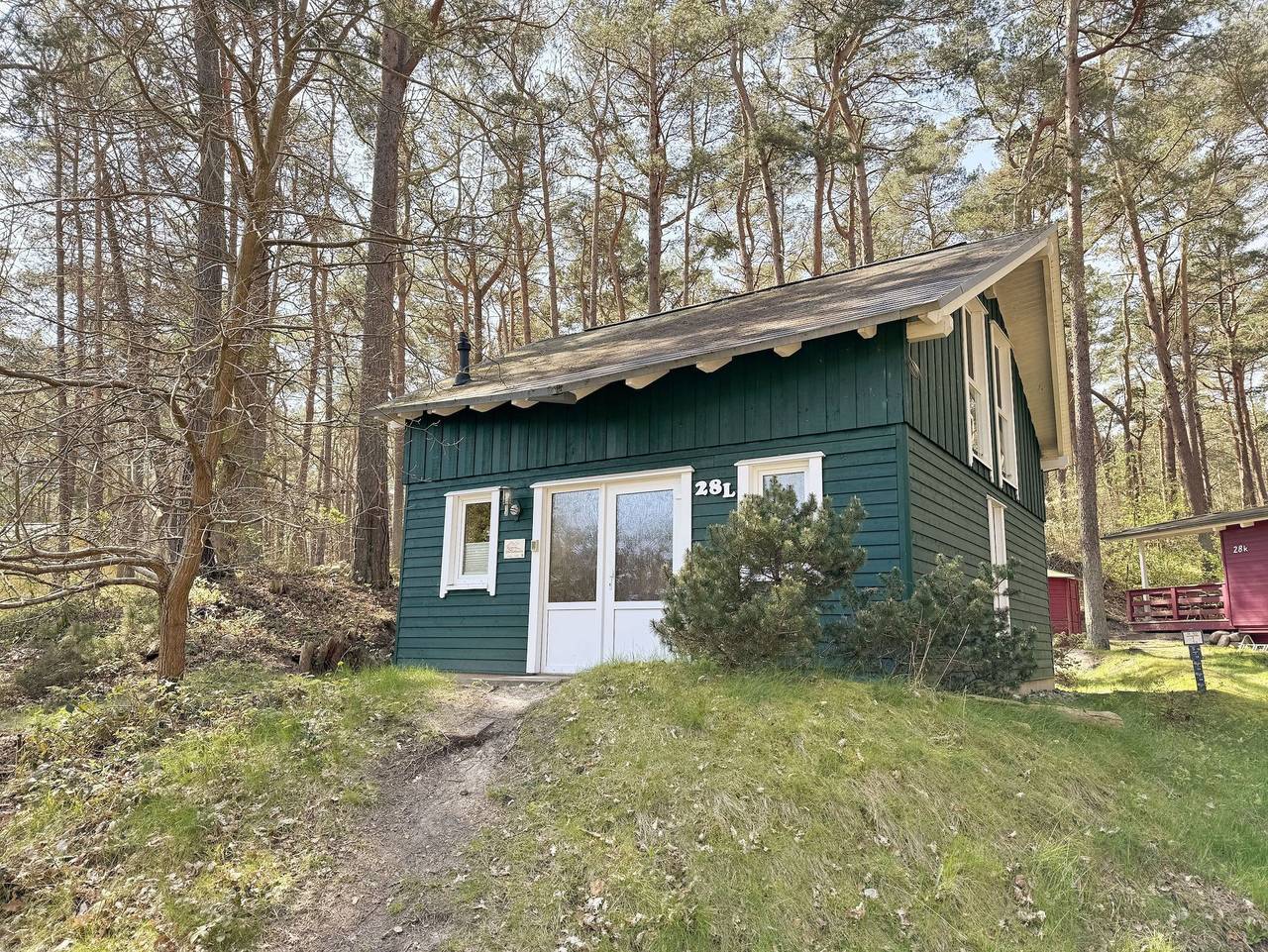 W: Strandhaus Dünenweg 28l mit Terrasse/Kamin/Thermium in Baabe, Rügen