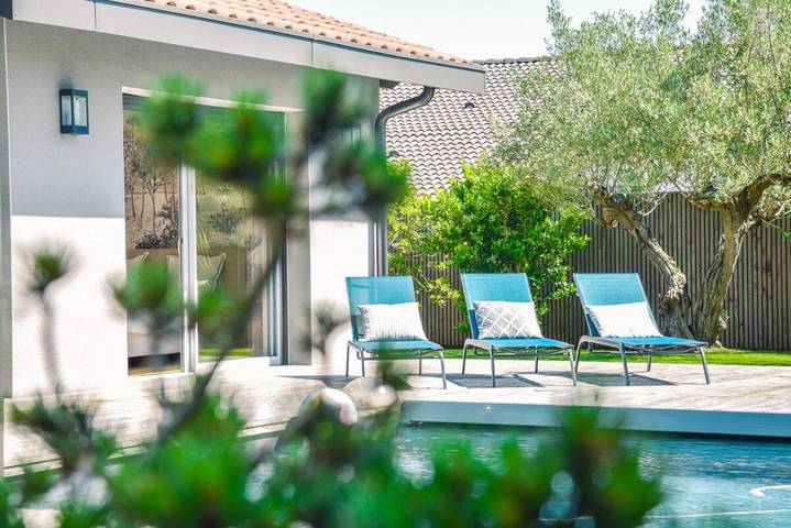 Location de vacances pour 13 personnes, avec piscine et terrasse à Angresse - 2