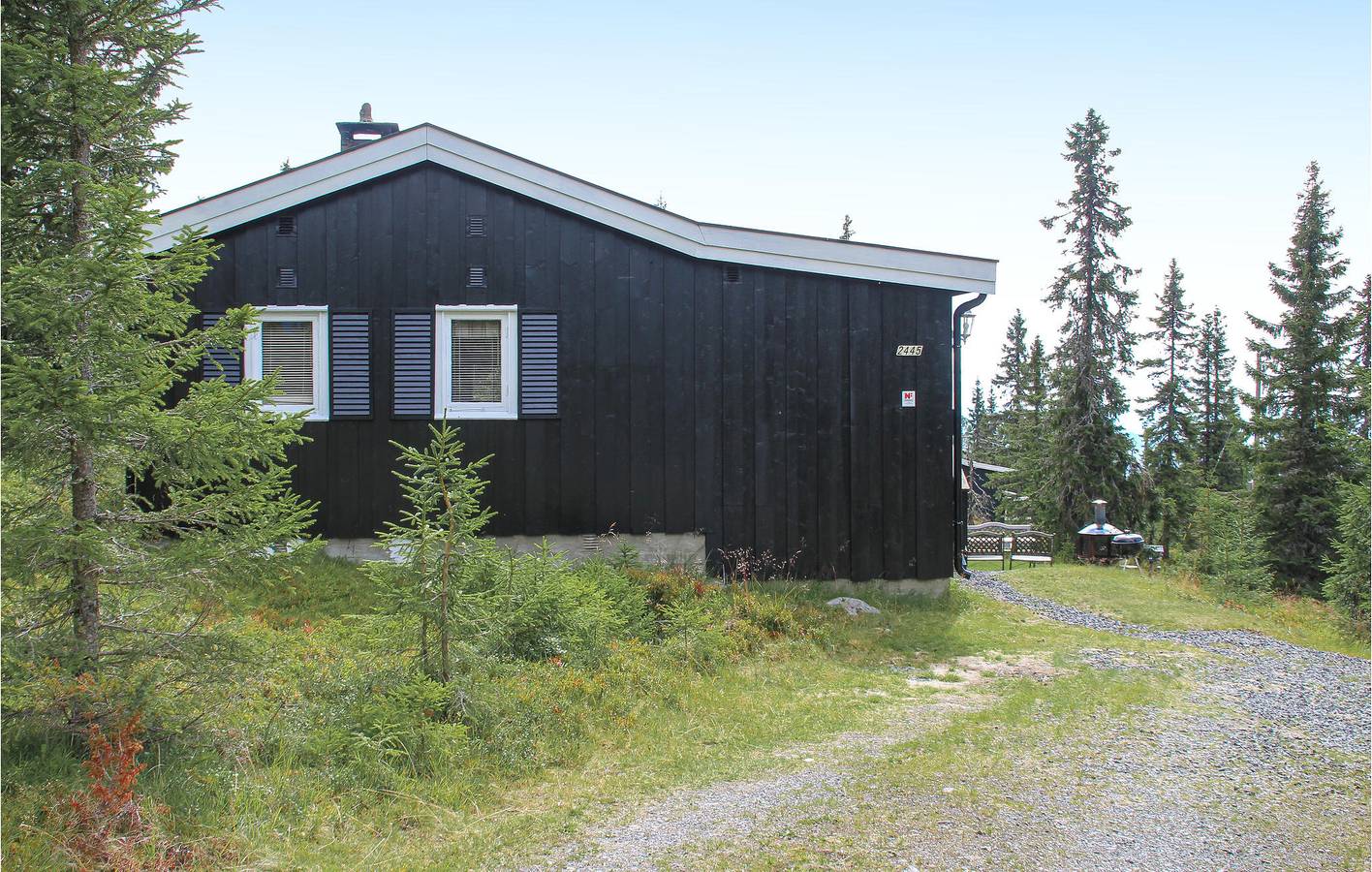 Feriehus for 6 personer med terrasse in Sjusjoen, Ringsaker 