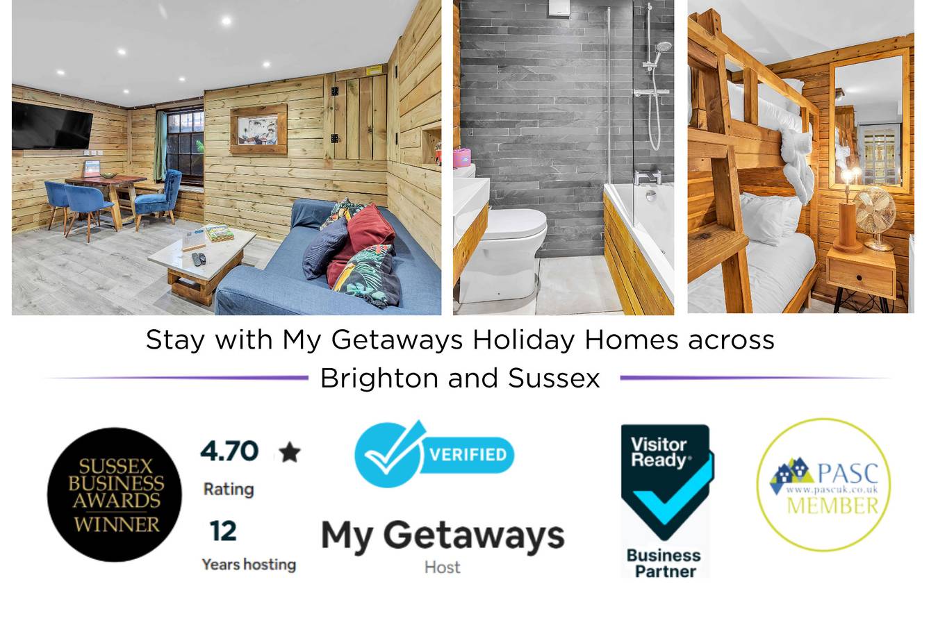 Apartamento entero, Grafton Woodshack | By My Getaways in Brighton, Sussex