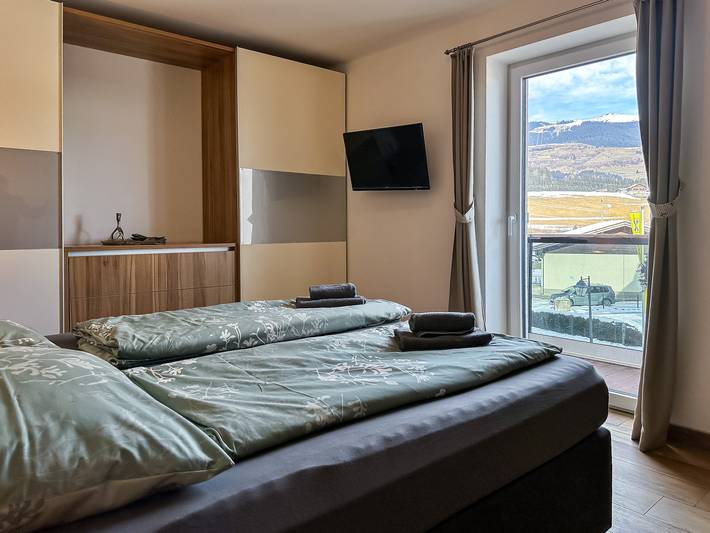Ferienwohnung für 6 Personen, mit Sauna und Balkon, mit Haustier
