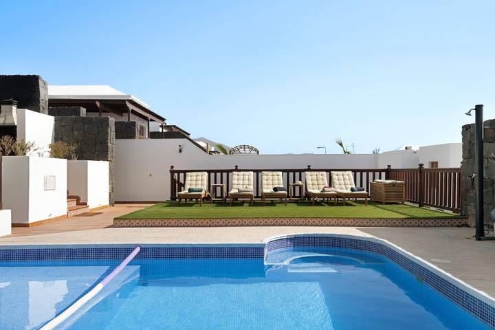 Villa für 10 Personen, mit Garten und Sauna sowie Whirlpool auf Lanzarote - 2