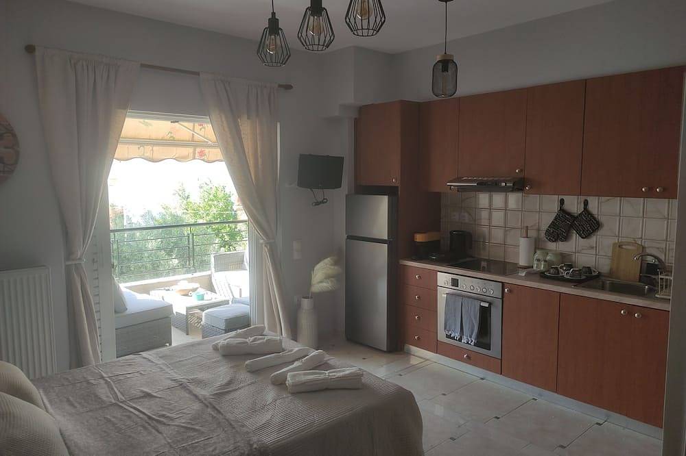 Ganze Wohnung, Studio Dream in brilliant Nea Styra with Wifi, Ac in Euböa