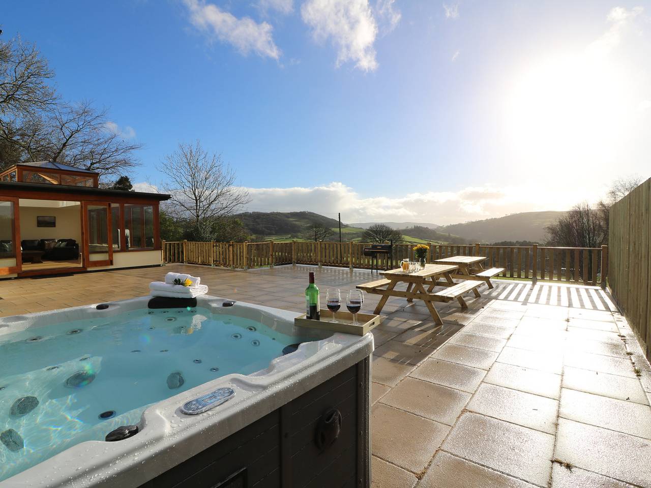 Oakwood House in Powys