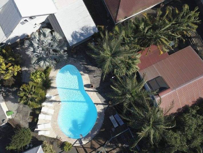 Charmantes Ferienhaus mit Pool und Klimaanlage in Saint-Louis in Saint-Louis, La Réunion