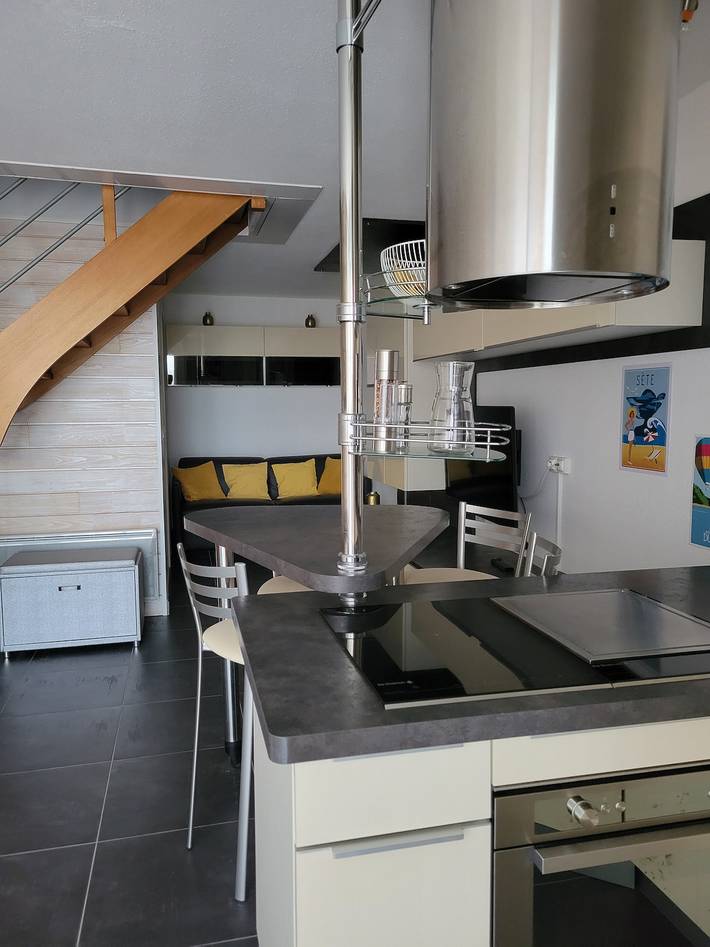 Appartement entier, Sète, Beau T3 au calme, vue mer imprenable in Sète, Côte méditerranéenne (France)