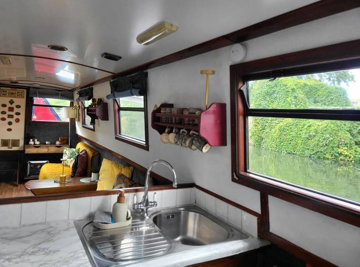 Boot für 6 Personen, mit Terrasse und Ausblick in London