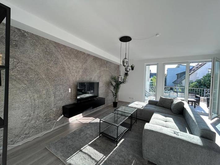 Ferienwohnung für 6 Personen, mit Balkon und Terrasse sowie Ausblick in Schwetzingen - 4