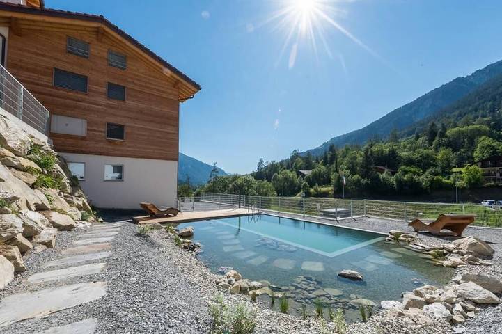Ferienwohnung für 6 Personen, mit Balkon und Pool sowie Sauna