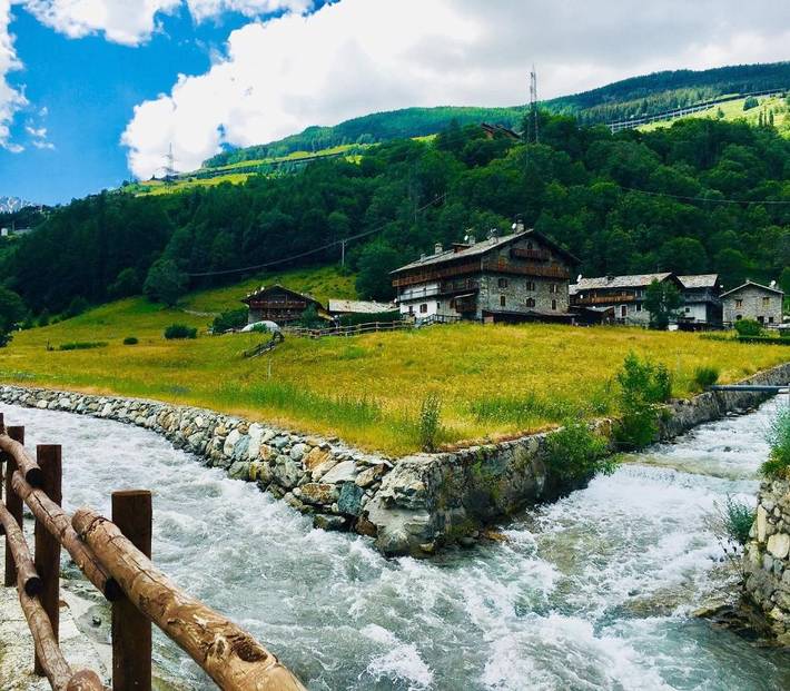 Gîte pour 5 personnes, avec jardin et vue à Comune di Saint-Rhémy-en-Bosses