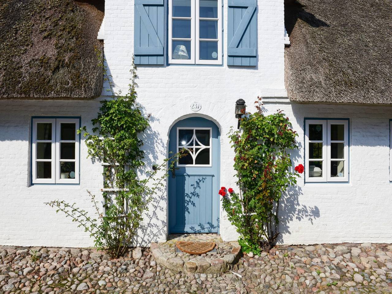 Doppelhaus in Oldsum auf Föhr in Toftum (Föhr), Oldsum