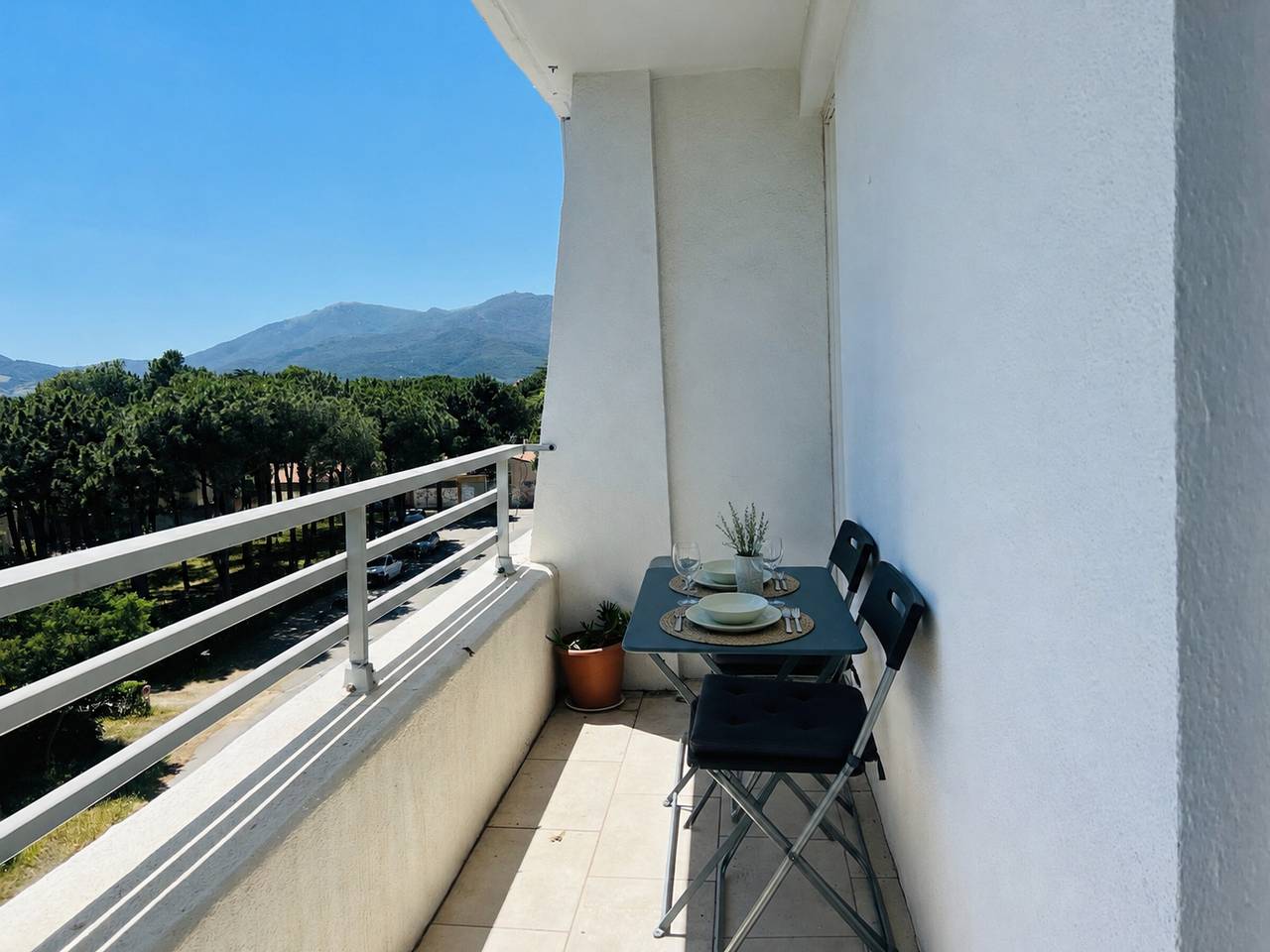 Ganze Wohnung, T2 Kabinenwohnung - Balkon Strandnähe - 4 Pers in La Côte Vermeille, Argelès-sur-Mer