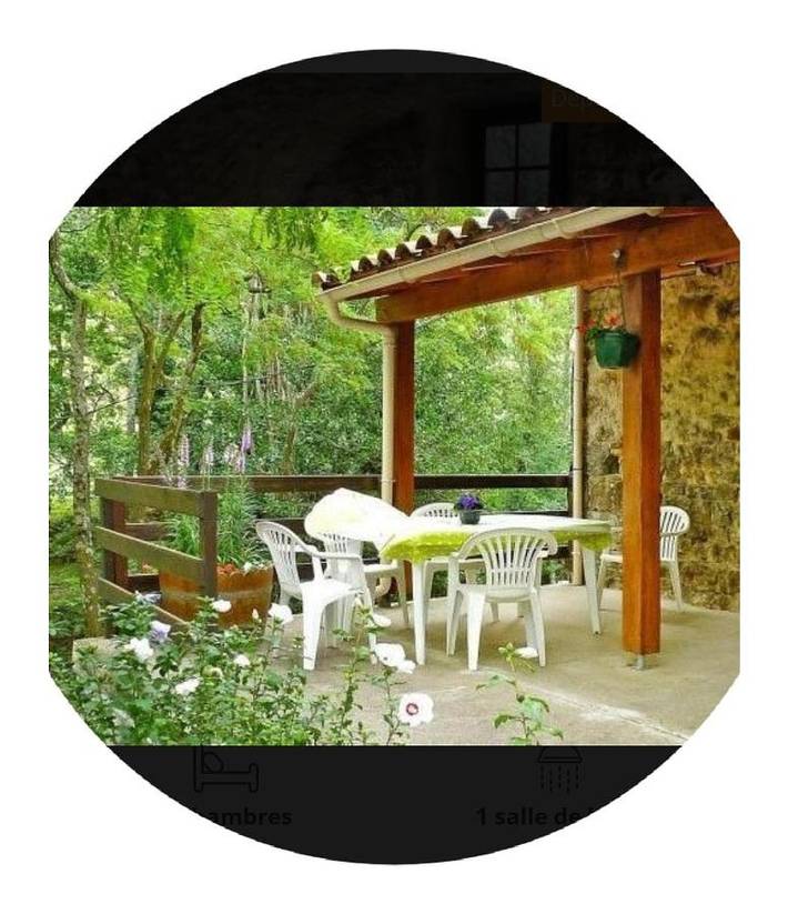 Gîte pour 6 personnes, avec vue ainsi que jardin et piscine, animaux acceptés à Vinezac - 4