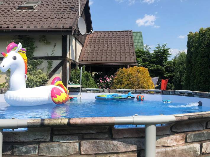 Komfortables Ferienhaus mit Garten, am See in Puddemsdorf, Jezioro Jamno