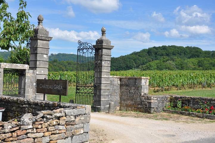 Château Gréa in Rotalier, Französischer Jura