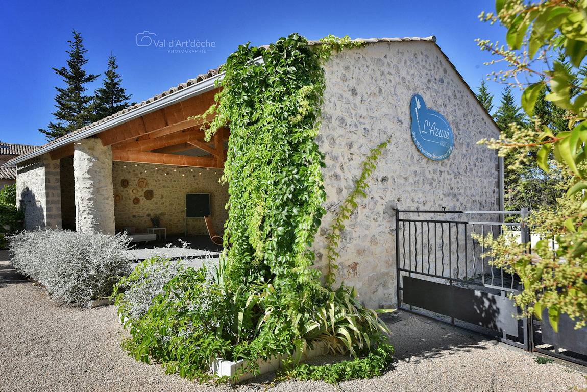 L'Azuré : gîte 10/15 personnes, ancienne ferme rénovée Ardèche in Saint-Remèze, Privas