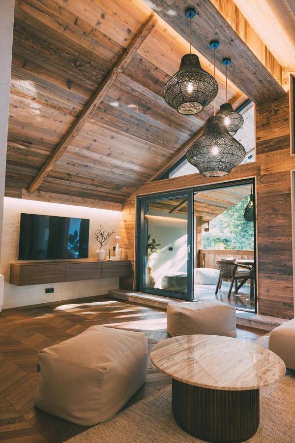 Hütte für 10 Personen, mit Sauna und Ausblick sowie Terrasse in Grainau