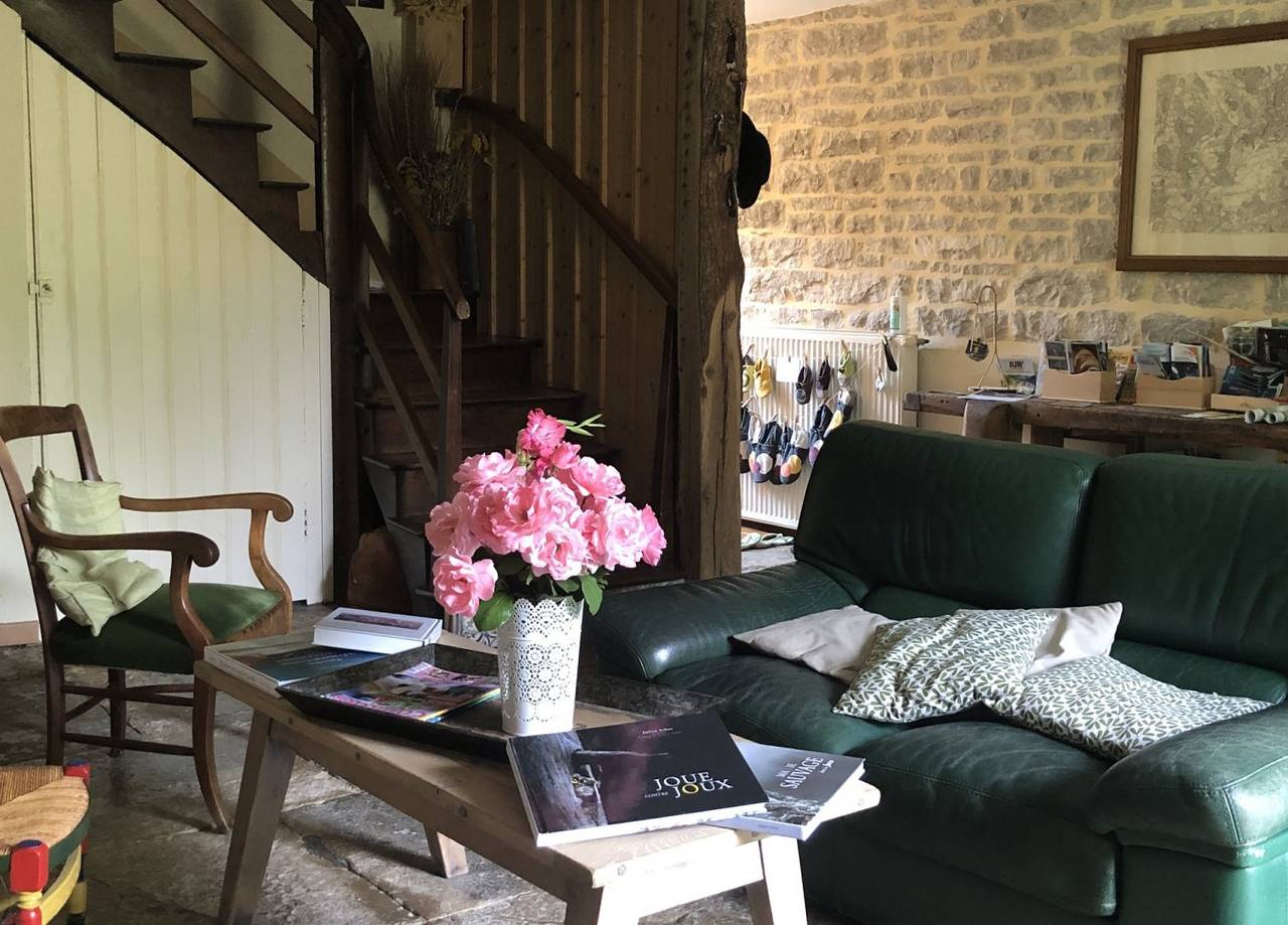 Maison d'hôtes Les Greniers - Chambre Camille Vallet in Myon, Doubs