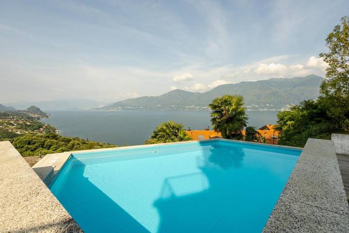 Ferienwohnung für 2 Personen, mit Pool und Seeblick sowie Garten und Ausblick, mit Haustier in Brezzo di Bedero - 3