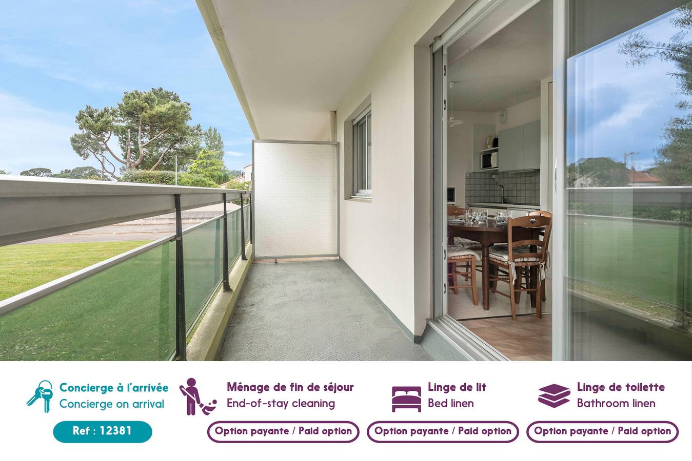 Appartement entier, Appartement Rdc pour 4 à 600m de la mer in Pornic, Côte de Jade