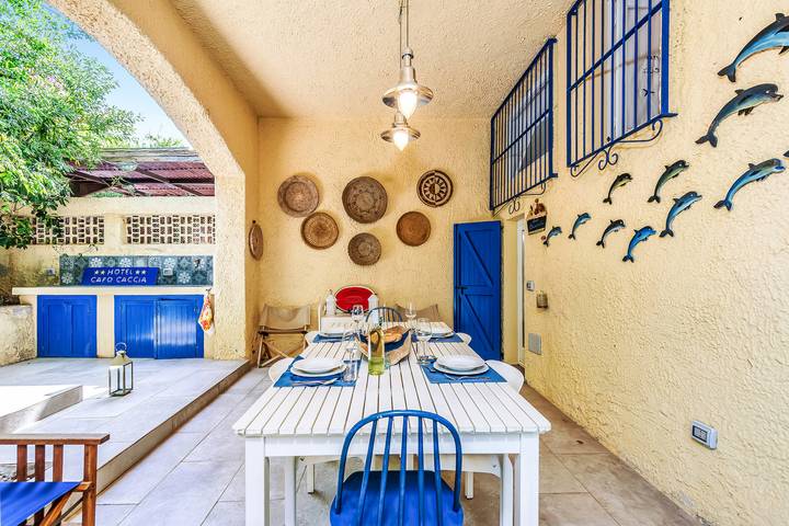 Villa pour 6 personnes, avec piscine ainsi que vue sur l’océan et terrasse à Alghero - 2