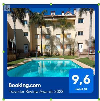 Gîte pour 4 personnes, avec jardin ainsi que piscine et vue dans les Cases d'Alcanar