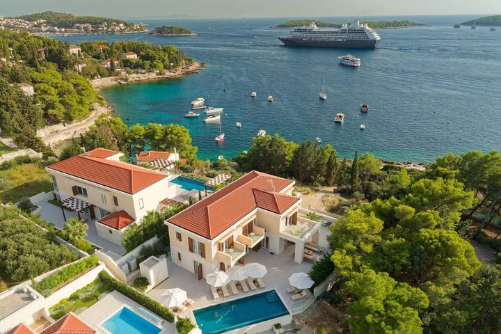 Villa mit pool für 10 Personen, mit Garten auf Hvar