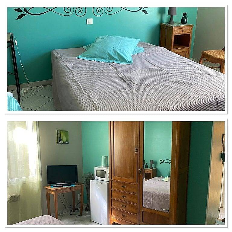Bienvenue aux 5 Couleurs - Chambre verte in La Motte-Tilly, Aube