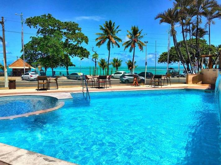 Pousadas para 3 pessoas, com terraço e piscina em Maceió